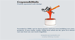 Desktop Screenshot of crayonsandwalls.com