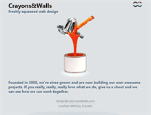 Tablet Screenshot of crayonsandwalls.com